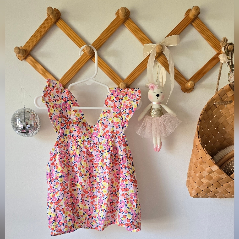 SOLD 🔥 - Old Navy Kids Floral Camisole - Pink and Yellow